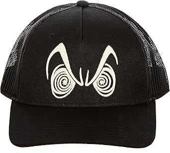 Disney Villains X Heidi Klum Cruella Eyes Glow in The Dark Trucker Hat, Black, OSFM