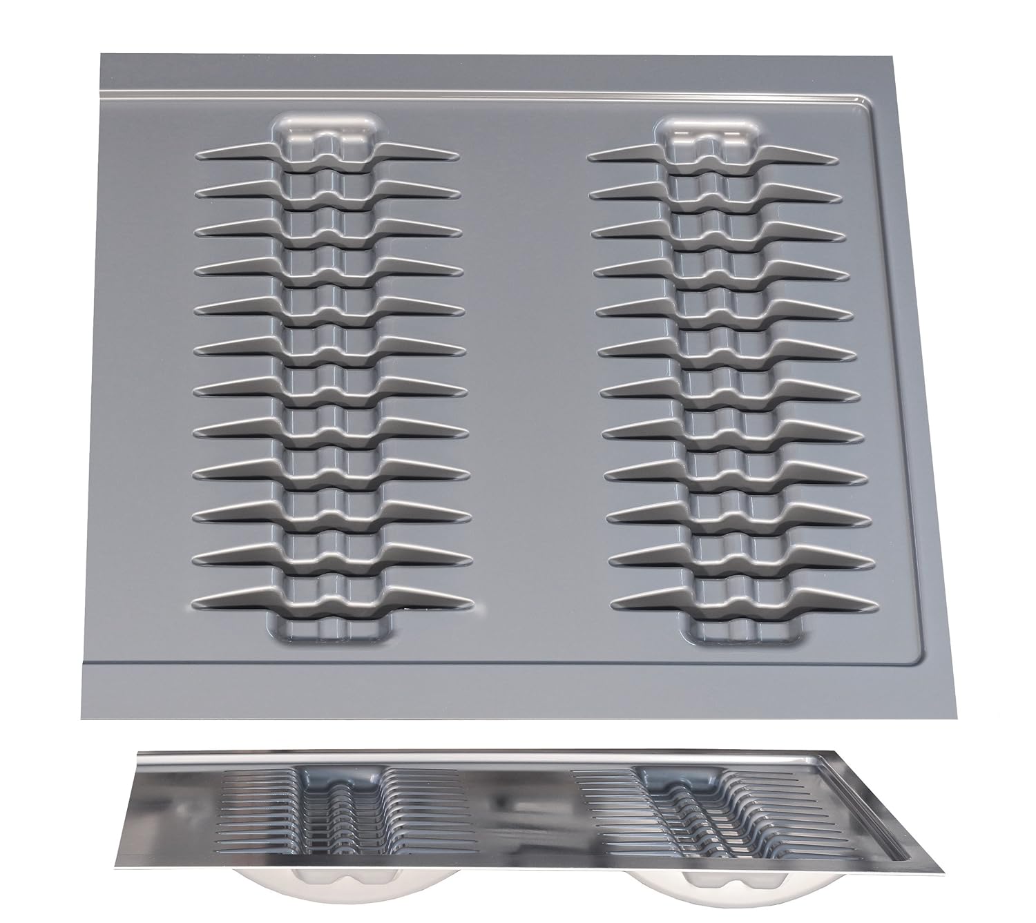 Handles Ironmongery Plate Holder For 600mm Cabinet Matt
