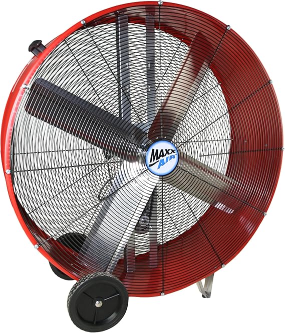 Commercial Electric 42 In Heavy Duty Belt Drive Drum Fan Belt Poster