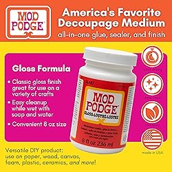 Mod Podge Gloss Sealer, Glue & Finish: All-in-One