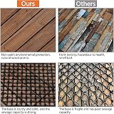 Yaheetech 27 Pcs Decking Tiles 30x30cm Fir Wood Interlocking Brown view 5