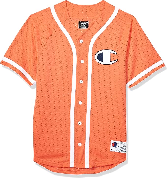 blue champion baseball jersey