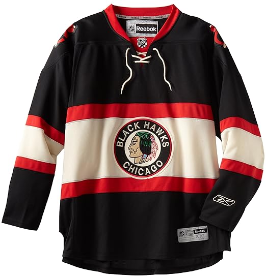 blackhawks black jersey