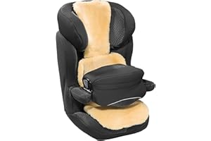 Werner Christ Baby Sheepskin Buggy and car seat Liner, Lambskin Liner Made of Medical Fur, for Children and Babies, Adjustable in Length, Size: Child Seats Group 2-3
