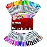 Sharpie Permanent Markers Ultimate Collection | Fine and Ultra Fine Point Markers | Assorted Colors, 72 Count