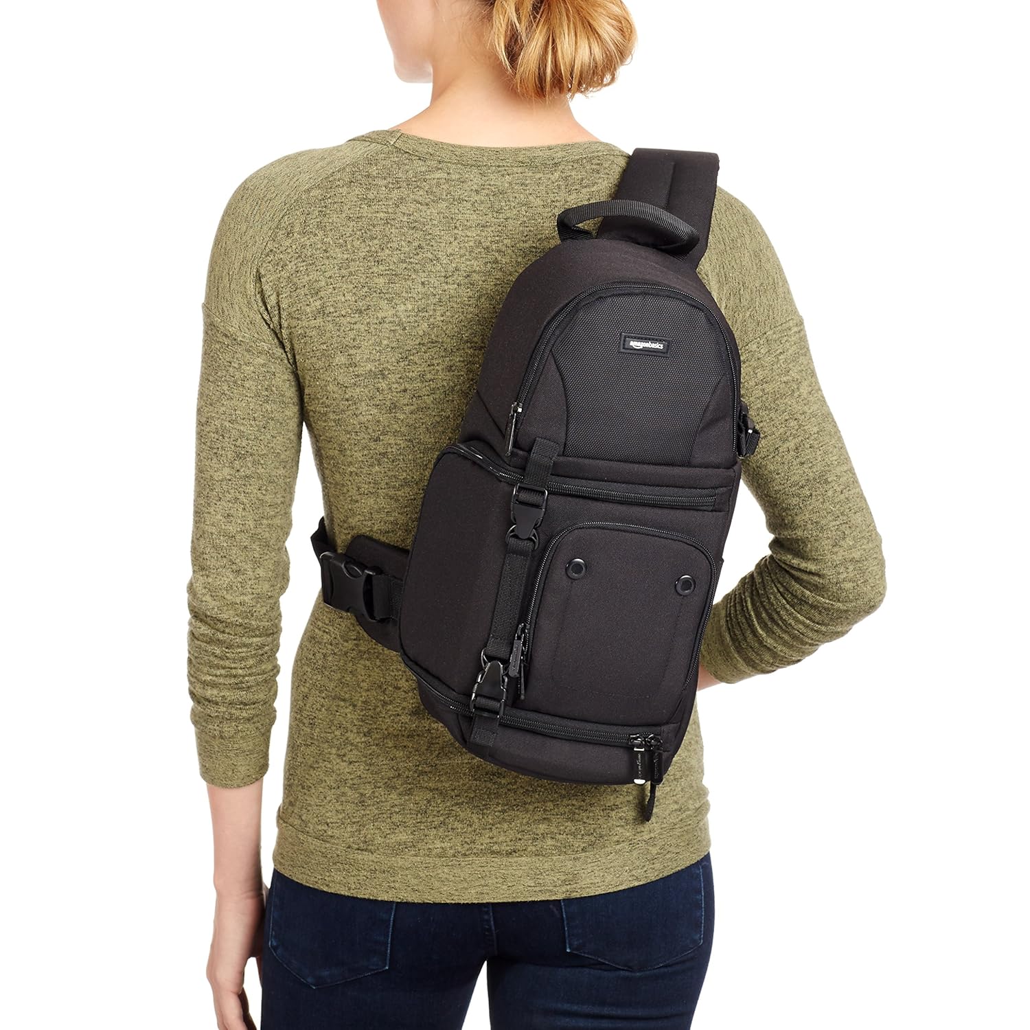 michael kors backpack black white