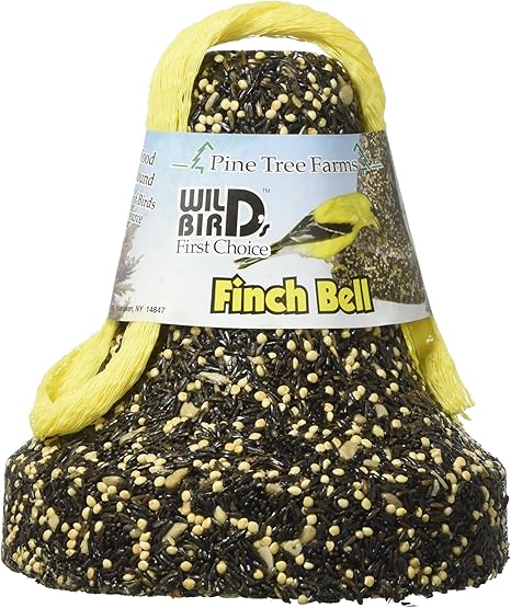 Amazon Com Pine Tree Farms 1305 Finch Seed Bell With Net 18