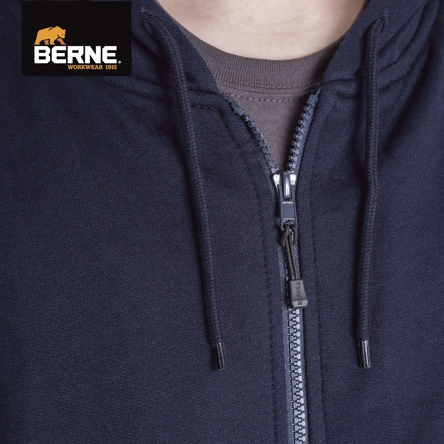 Berne Thermal Lined Hooded Sweatshirt at  Men’s Clothing store
