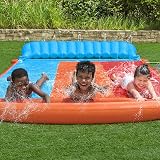 Bestway H20GO Tsunami Triple Lane Slip and Slide Inflatable Water Park view 2