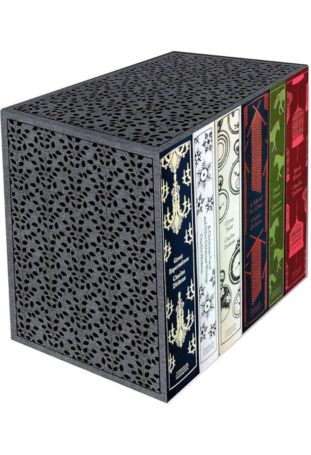 Major Works of Charles Dickens 5 Books Deluxe Hardback Set - A