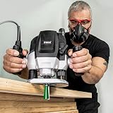 Trend T7EK 2100W Variable Speed Plunge Router 50mm Depth 240V Black view 8