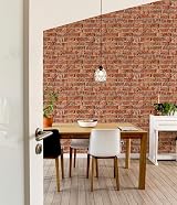 Arthouse Urban Red Brick Effect Wallpaper 53cm x 10.05m Paste The Paper view 3