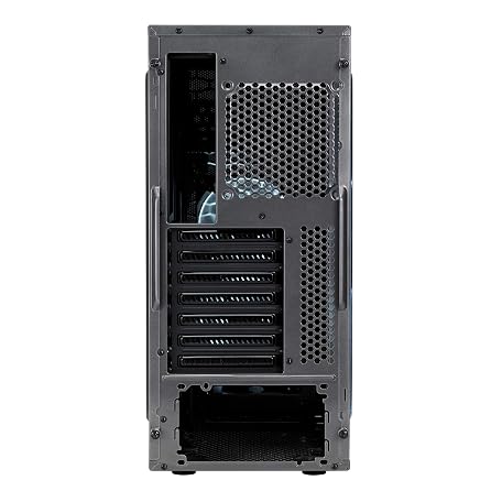 Boîtier PC Fractal Design Focus G Mid Tower – Airflow Élevé, Verre Trempé, 2 Ventilateurs LED Blancs, Bleu