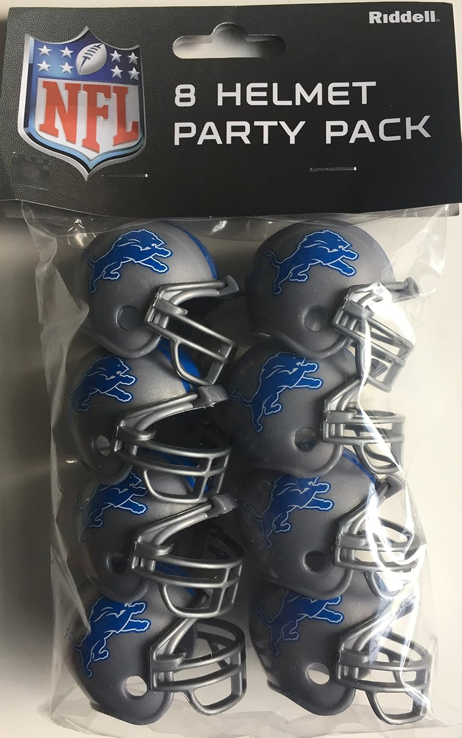Detroit Lions 8pc Gumball Party Pack, Team Colors