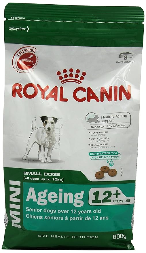 Royal Canin Hundefutter Mini Ageing +12, 800g, 1er Pack (1 x 800 g) Amazon.de Haustier