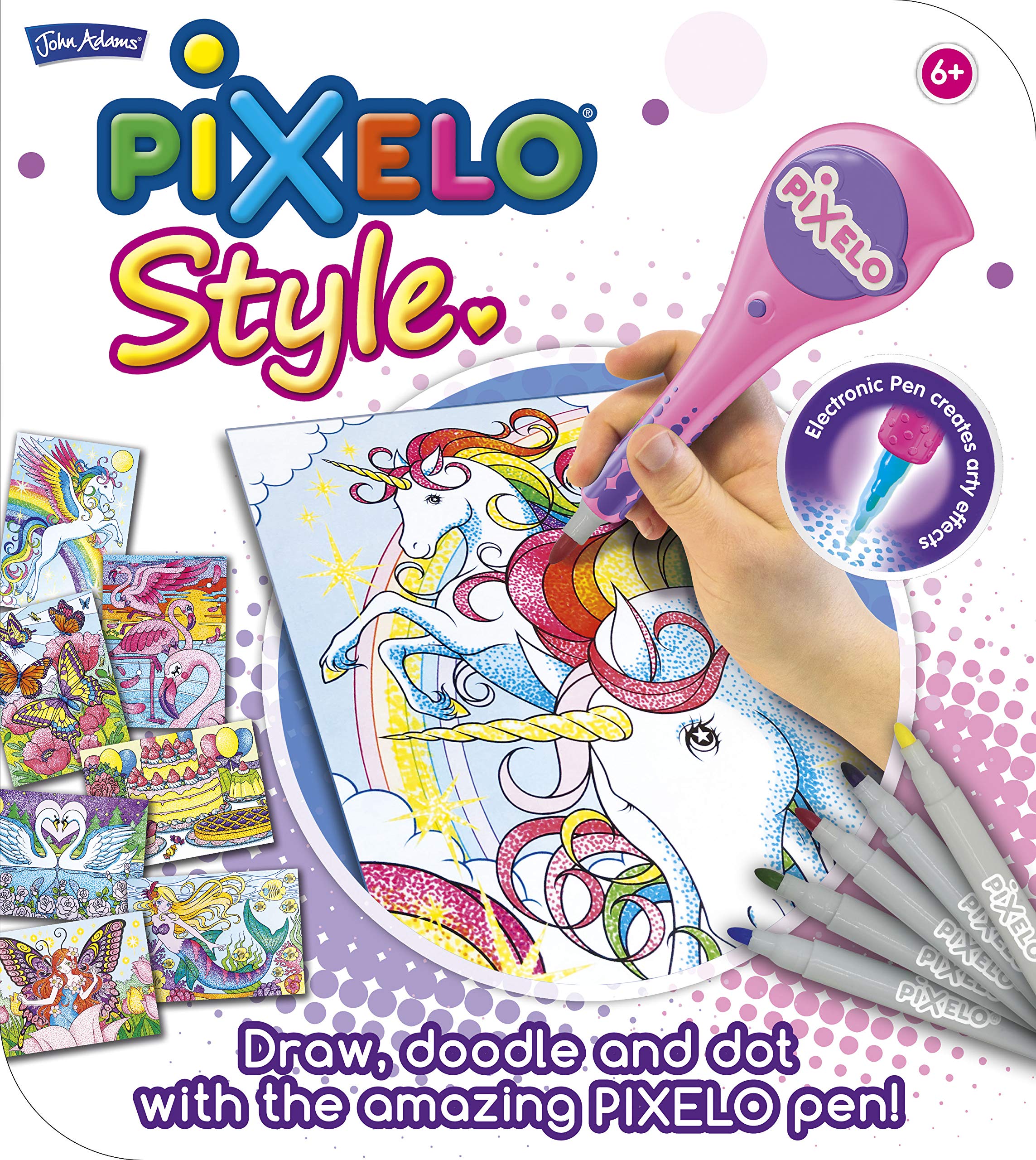 John Adams 577 10858 EA Pixelo Style, red, 1 Count (Pack of 1)