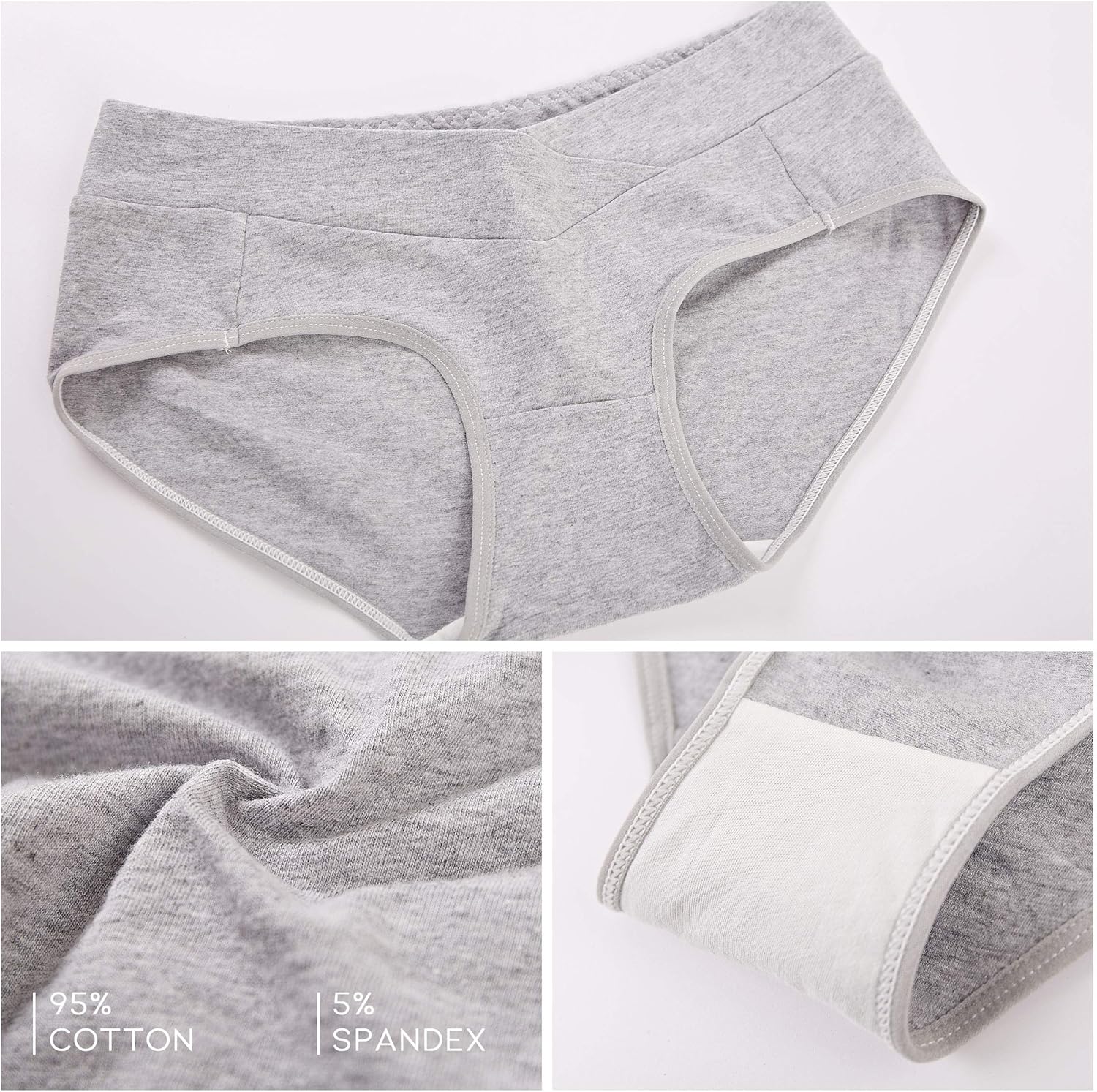 SXXL Mama Cotton Womens Under The Bump Maternity Panties Pregnancy