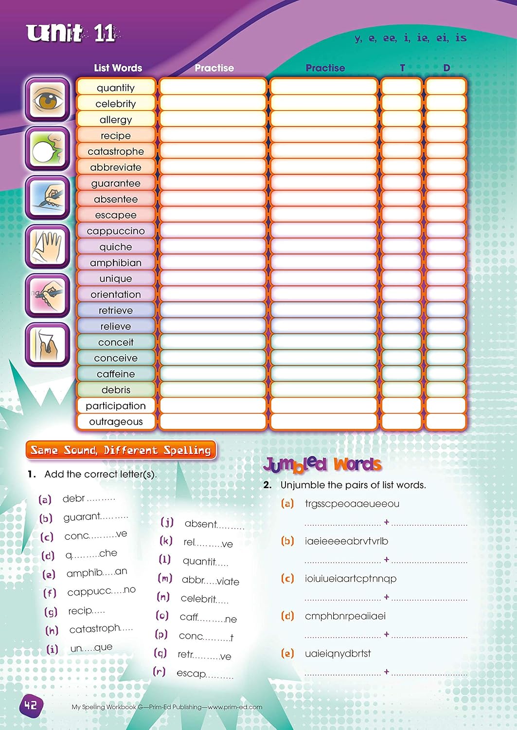 My Spelling Workbook: Book G – BigaMart