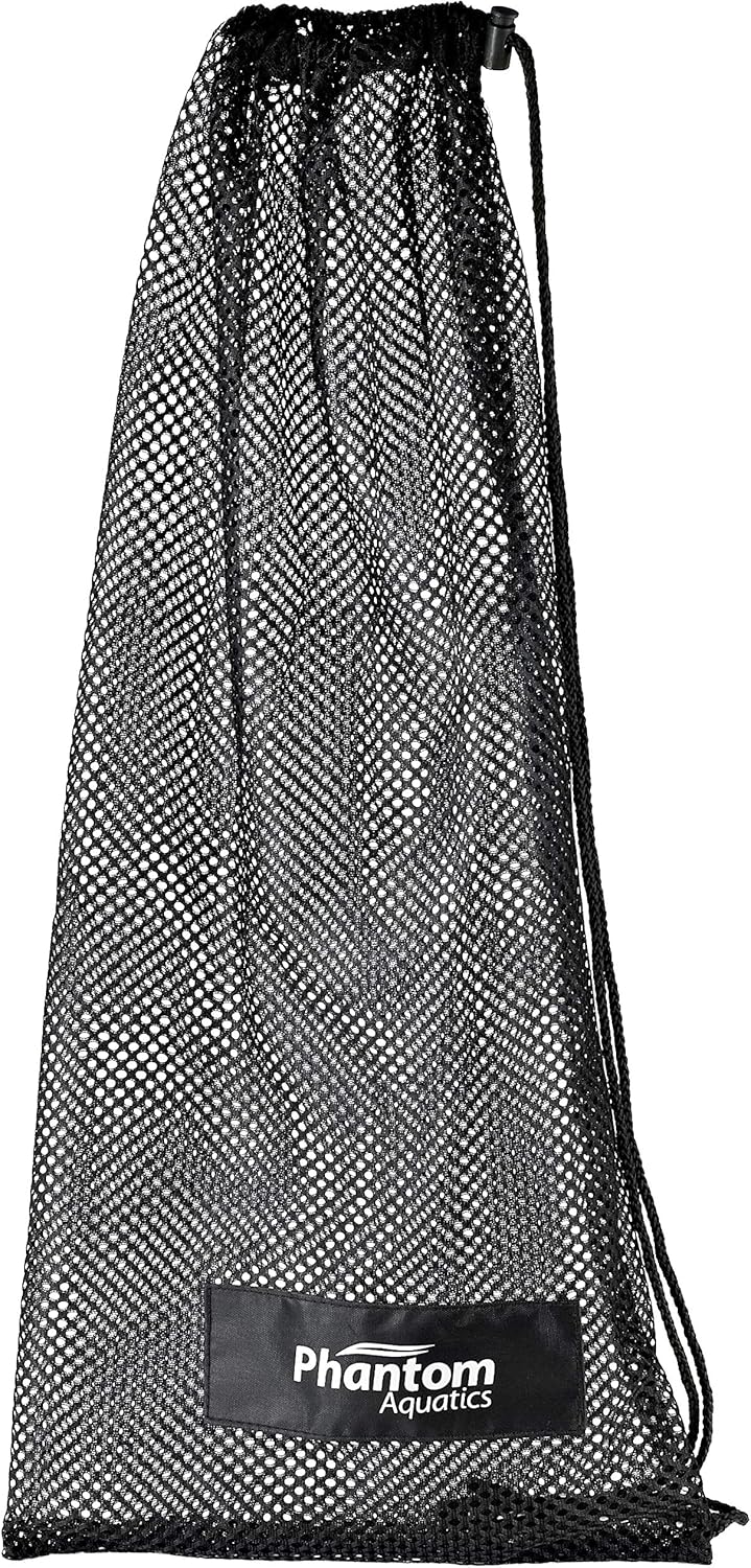 Phantom Aquatics Snorkel Fins, Swim Fins Travel Size Short Adjustable for Snorkeling Diving Adult Men Women Kids Open Heel Swimming Flippers + Net Carry Bag… : Sports & Outdoors