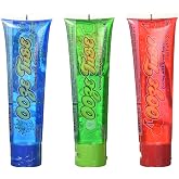Kidsmania Ooze Tube Oozing Taste Blue Raspberry/Cherry/Green Apple, 4 Ounce (Pack of 12)