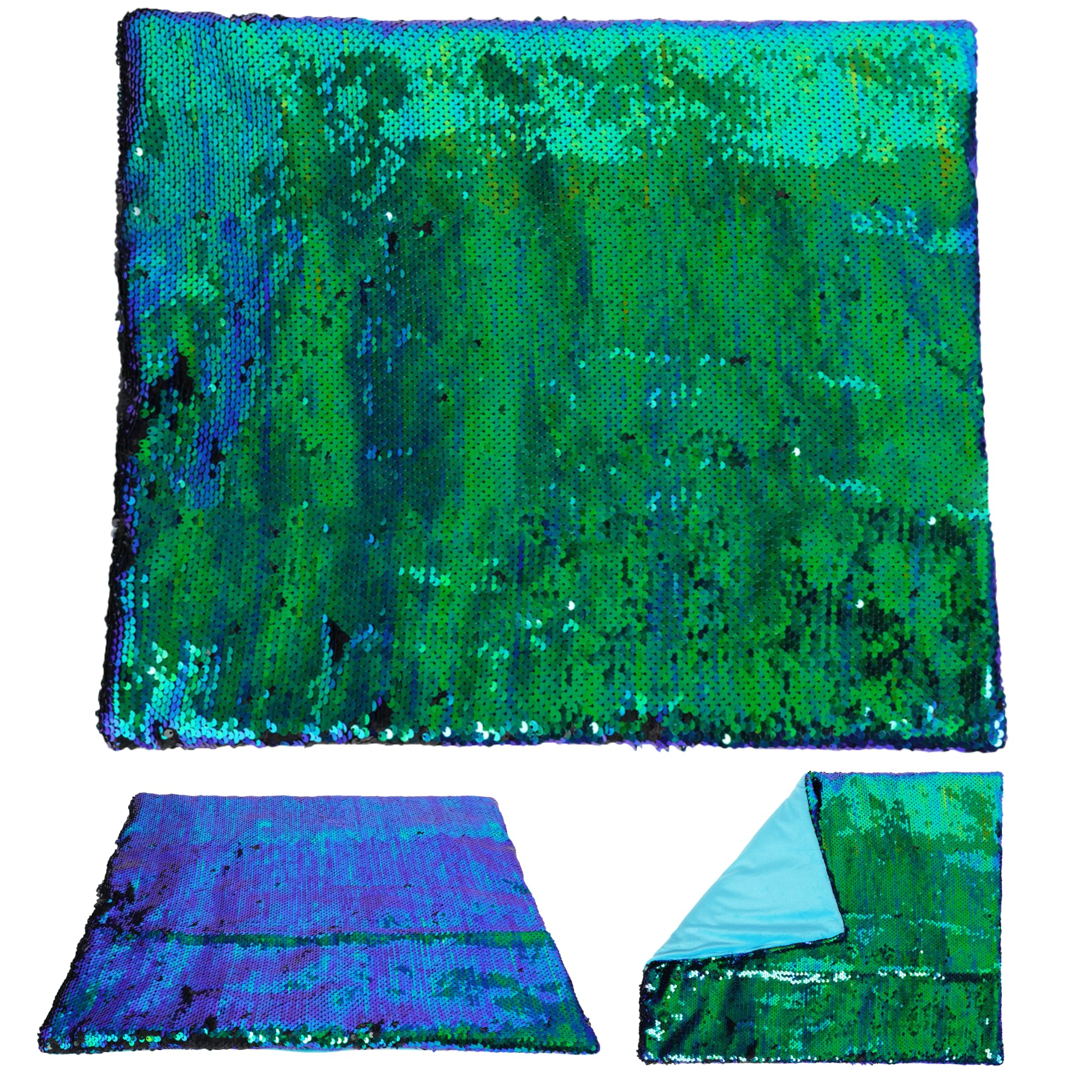 Photo 1 of Weighted Lap Pad for Kids 5lbs, 21"x18" Weighted Blanket for Kids, Sequin Lap Pad, Sensory Blanket for Home and Travel, Fun Interactive Sequin Sensory Stimulation to Encourage Focus and Attention