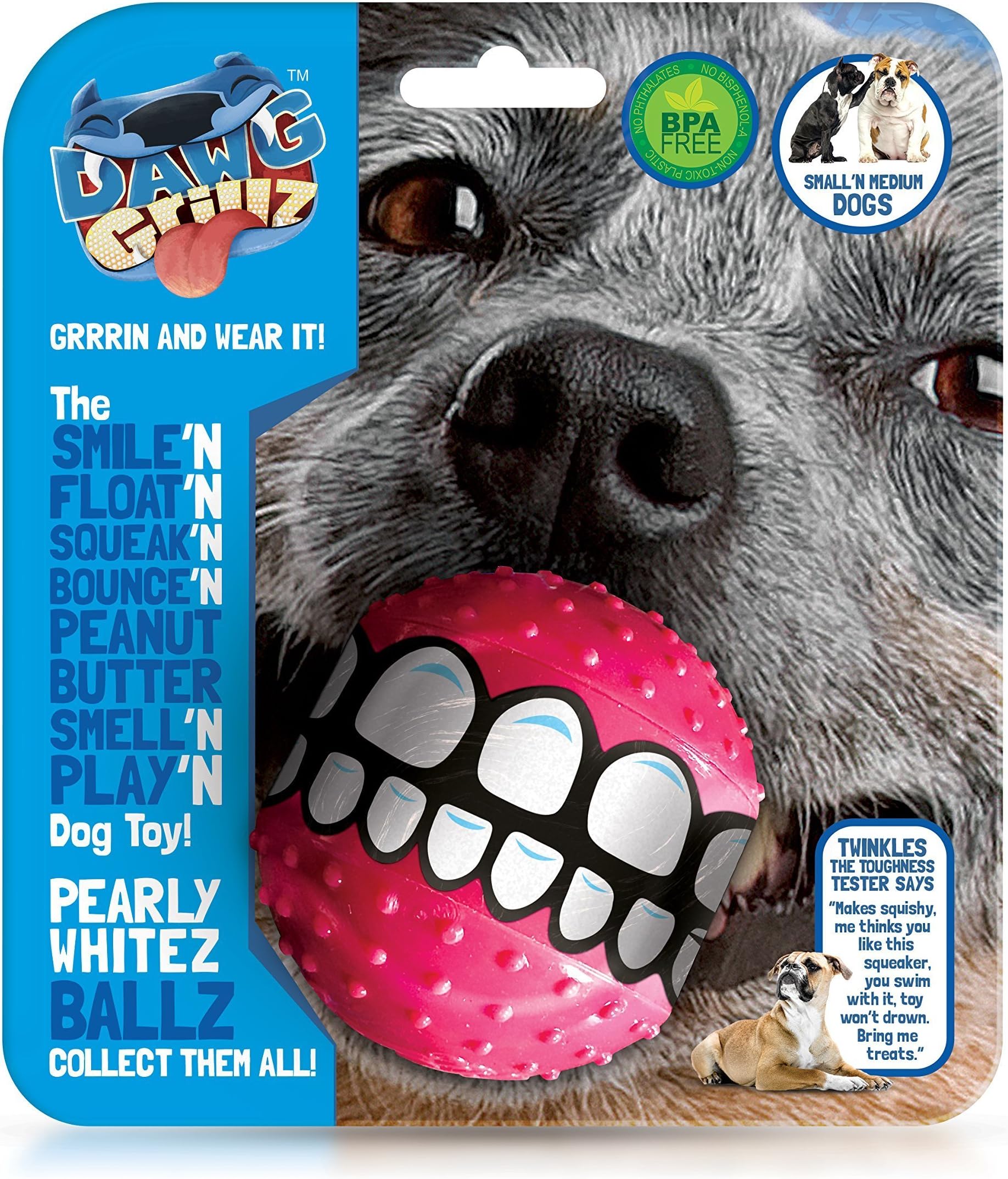 Dawg Grillz Dog Balls, Dog Toys, Zombie Ballz