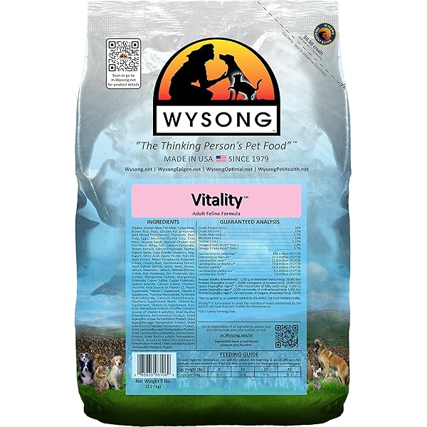 WYSONG VITALITY ADULT FELINE FORMULA DRY DIET CAT...