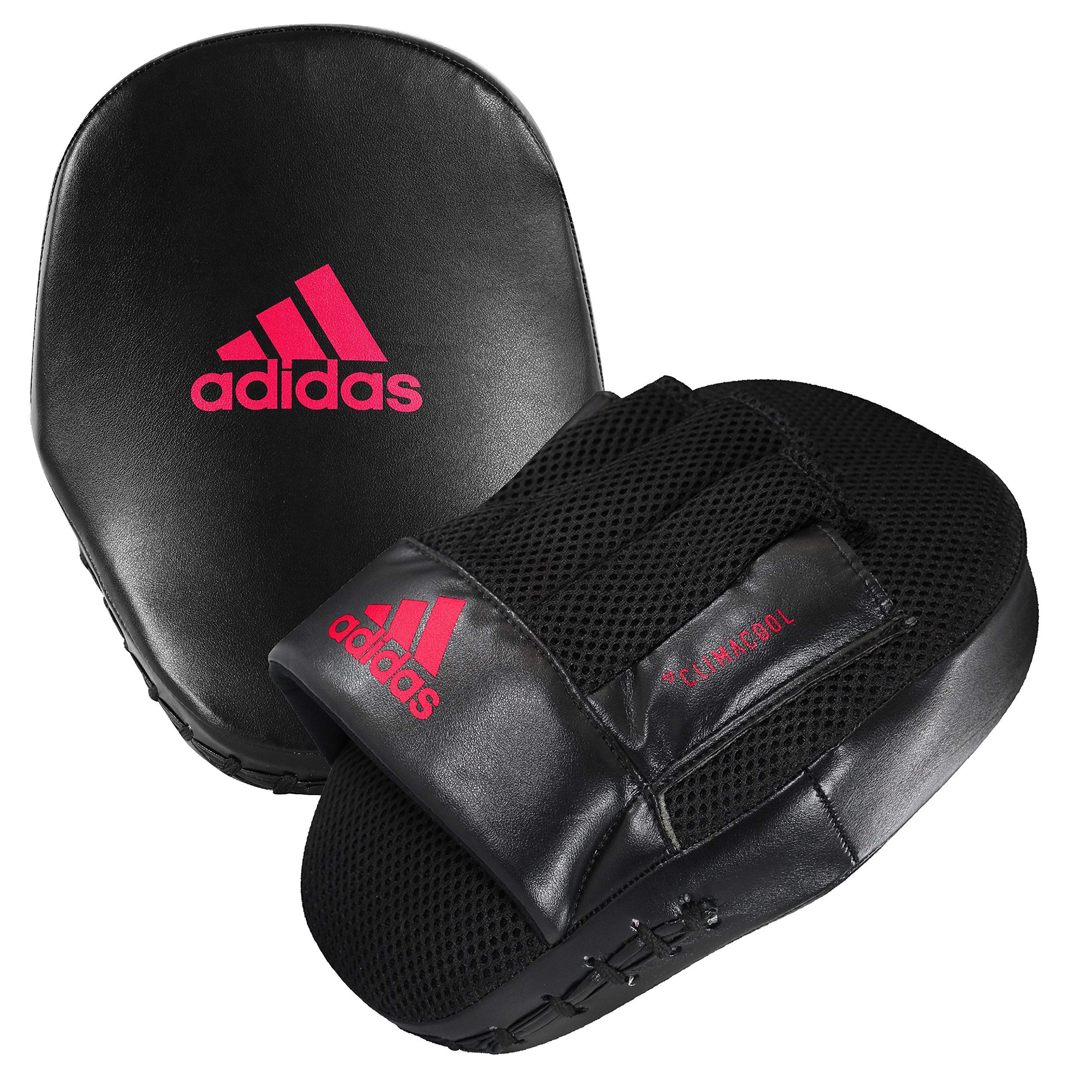 adidas Unisex – Adult's Speed Coach Mitts Pads, Black/red, standard size
