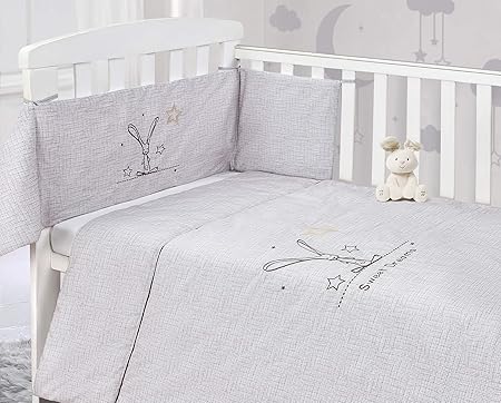 white cot bedding sets uk