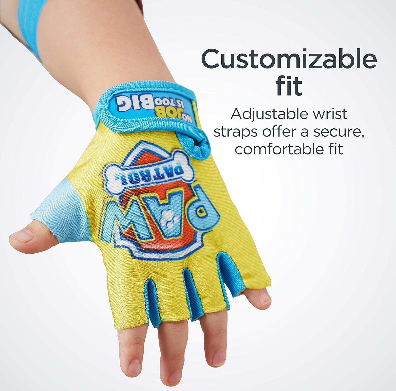 Nickelodeon Paw Patrol Toddler and Kids Bike Elbow/Knee Pads and Gloves, Blue Dog : Sports & Outdoors