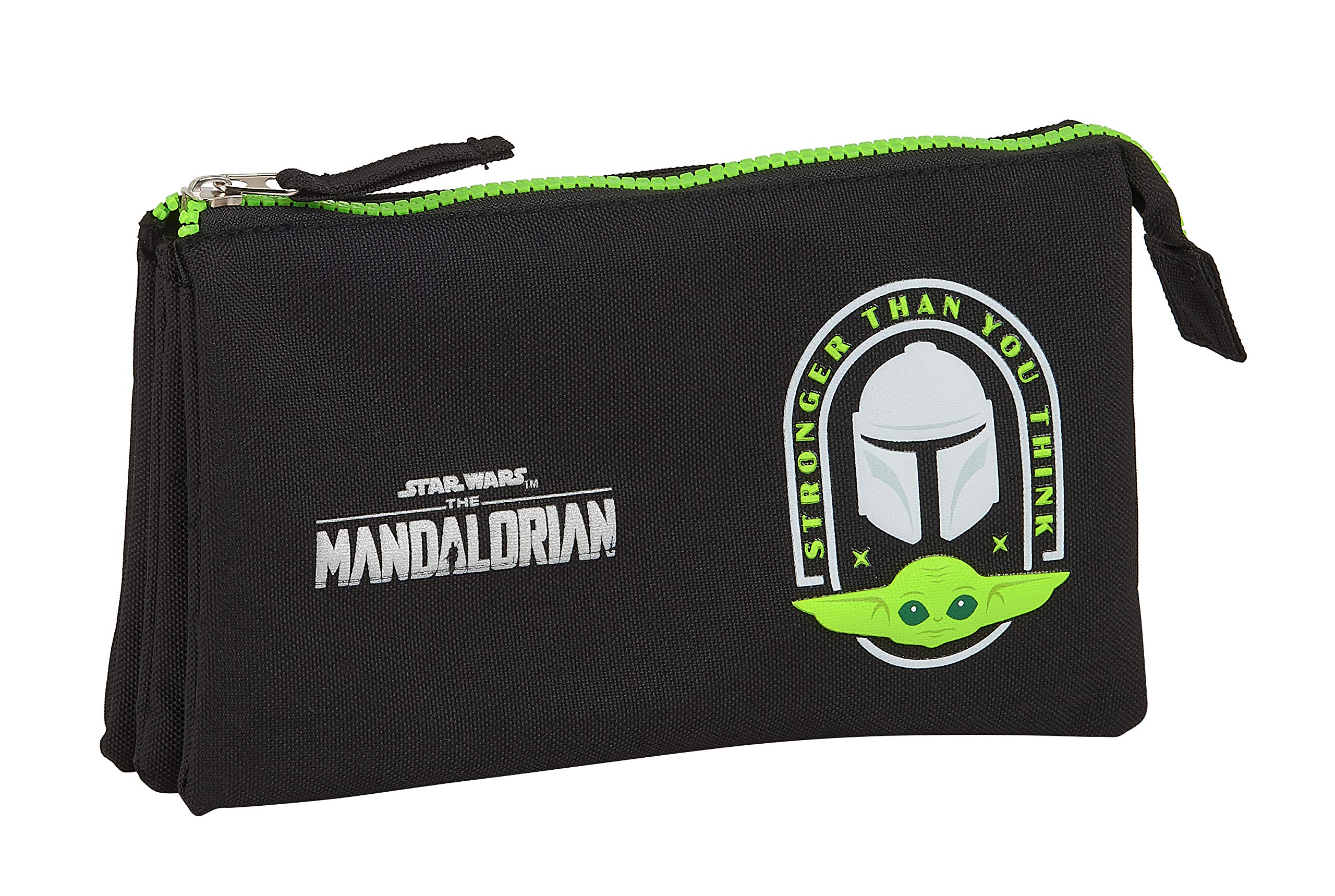 The Mandalorian, Black/Green Flúor, 350xx400 mm, Triple Case