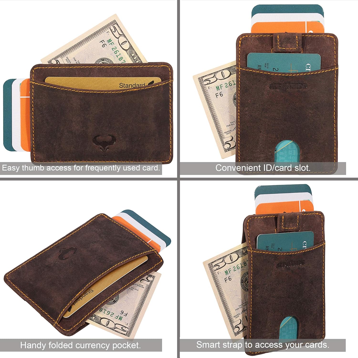 Women’s Credit Card Holders Ladies Leather Card Wallets for Women