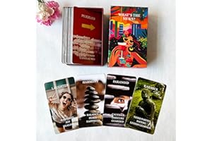 Vzmeiyre What's The News? Situations Oracle Cards, Life Oracle Deck, Love and Career Oracle Cards for Beginners, Pouring hot Tea and Expose Hidden Truths