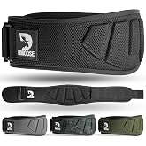 DMoose Fitness Weight Lifting Belt for Squats, Deadlift &amp; Intense Workout - 6" Adjustable Fit Auto Lock Weightlifting Belt for Men &amp; Women - Neoprene Gym Belts for Stability &amp; Lumbar Back Support