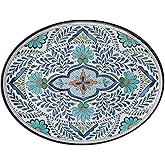Certified International Talavera Melamine 18" x 13.5" Oval Platter, Multicolor