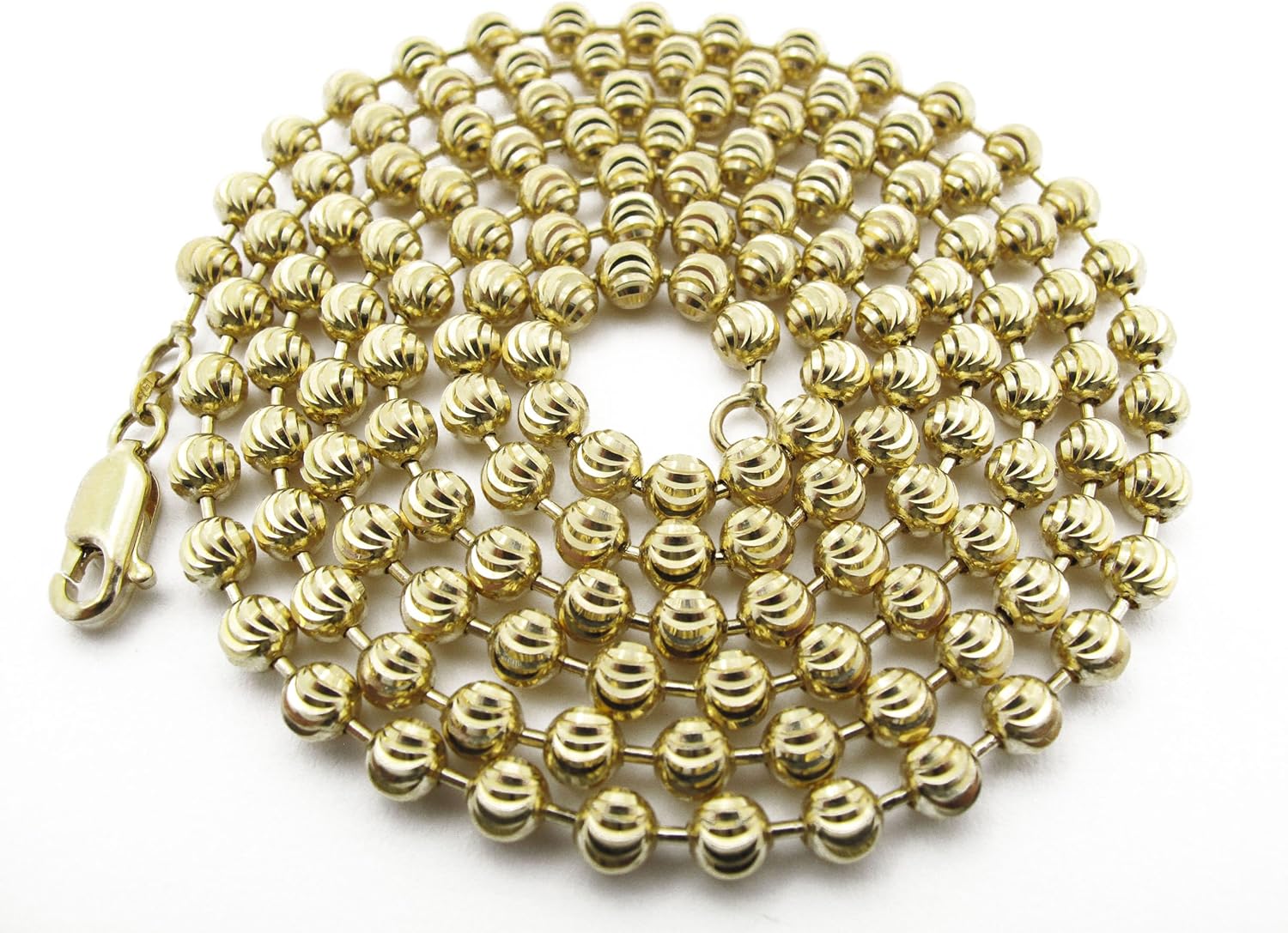 14KT Yellow Gold Moon Cut Chain 5MM 