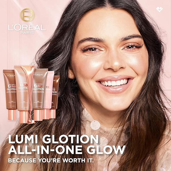 L’OREAL PARIS MAKEUP TRUE MATCH LUMI GLOTION, NATURAL GLOW ENHANCER, ILLUMINATOR HIGHLIGHTER, BRONZING DROPS FOR A SUN-KISSED GLOW, 904 DEEP