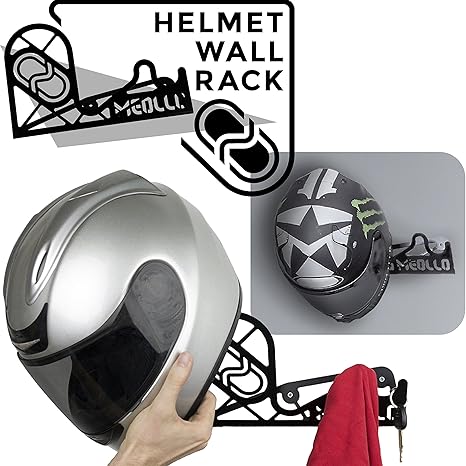 bike helmet wall mount
