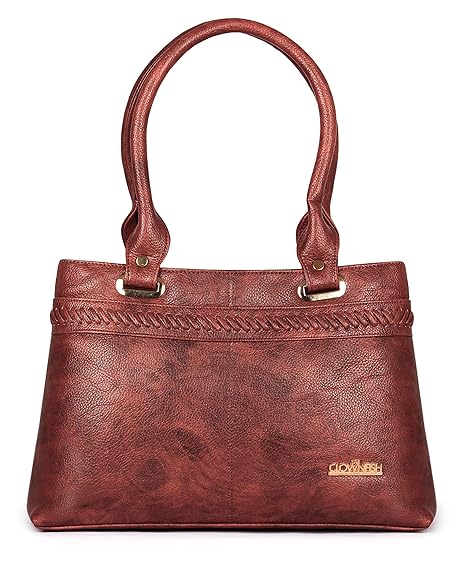 The Clownfish Synthetic 35 cms Mahogany Messenger Bag (TCFWHBFL-GTMAH6)