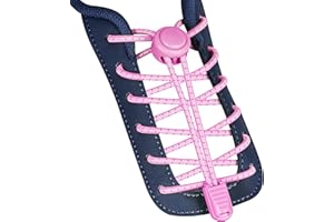 ILIVEX No Tie Shoelaces - Tieless Elastic Shoe Laces - Strong Lock Shoelaces for Sneakers - One Size Fits All for Adults and Kids