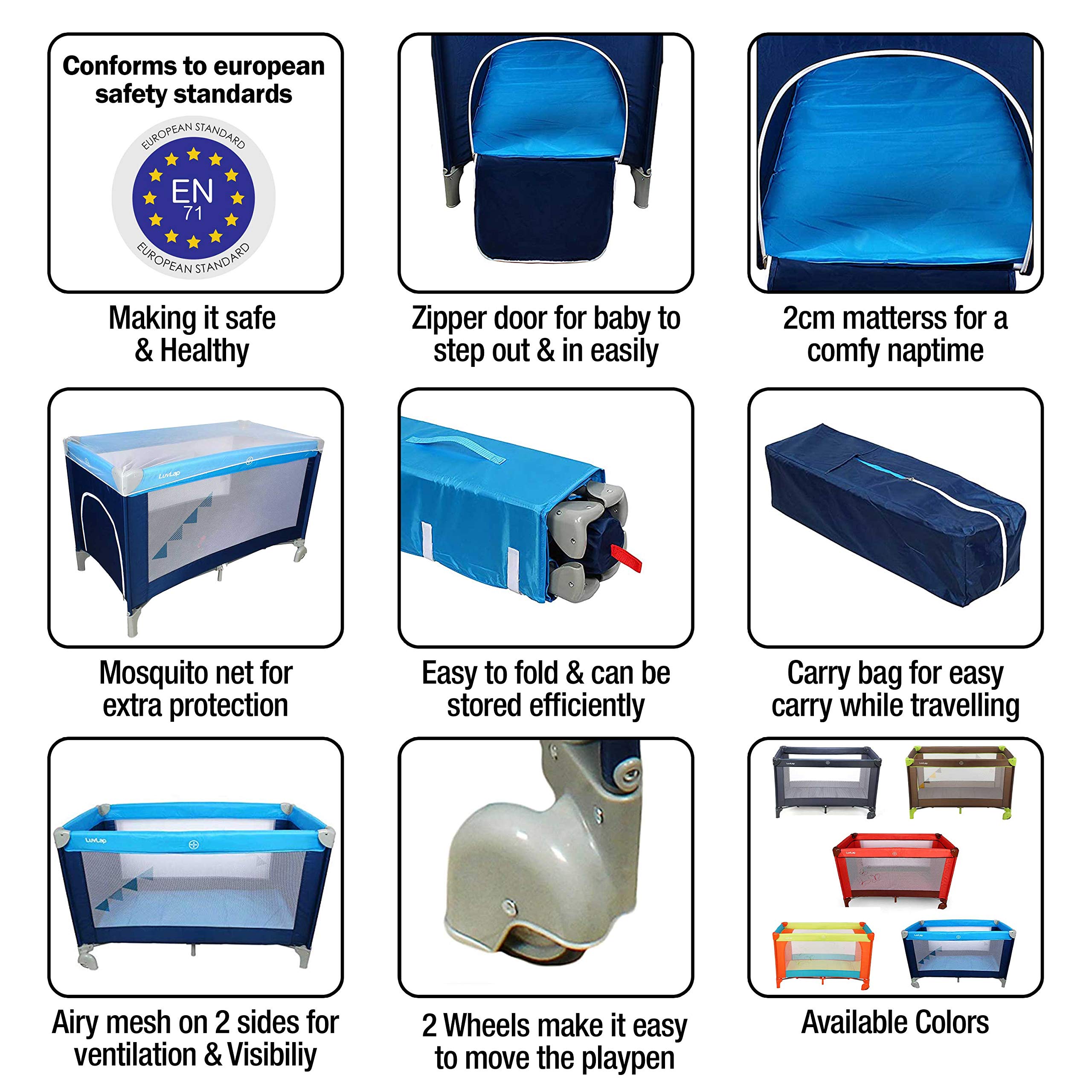 luvlap sunshine baby playpen