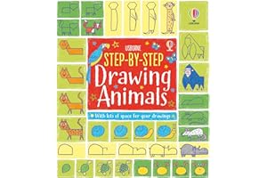 Step-by-Step Drawing Animals: A Simple and Easy Drawing Book for Kids featuring Animals Including Gorillas, Meercats, Llamas and More!