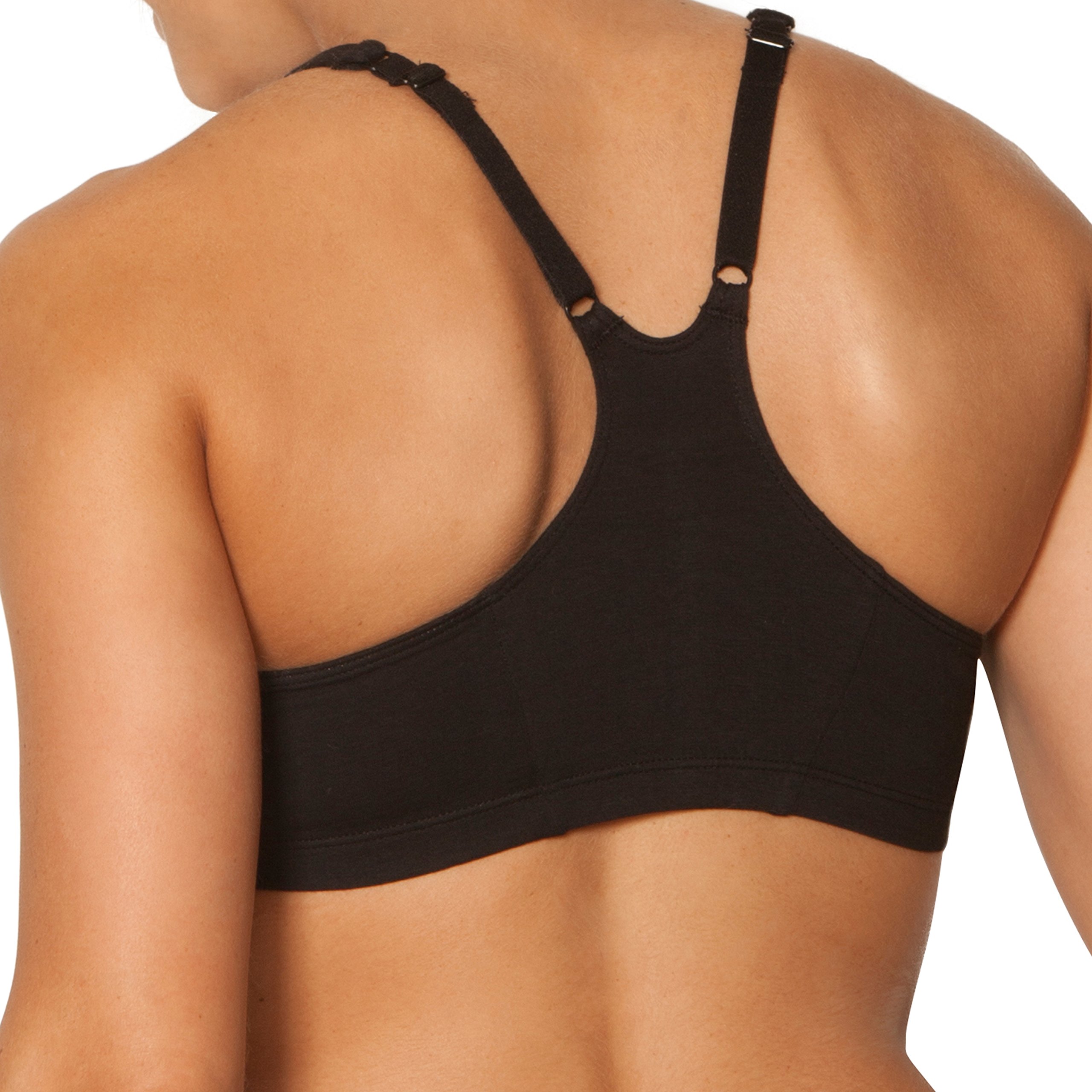 Photo 1 of Fruit of the Loom Women's Adjustable Shirred Front Racerback Sports Bra Multi Packs, Heather Grey/White/Black Hue, 44