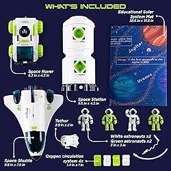 CHUKOO Space Toys for Kids 3 4 5 6 7 8, Space