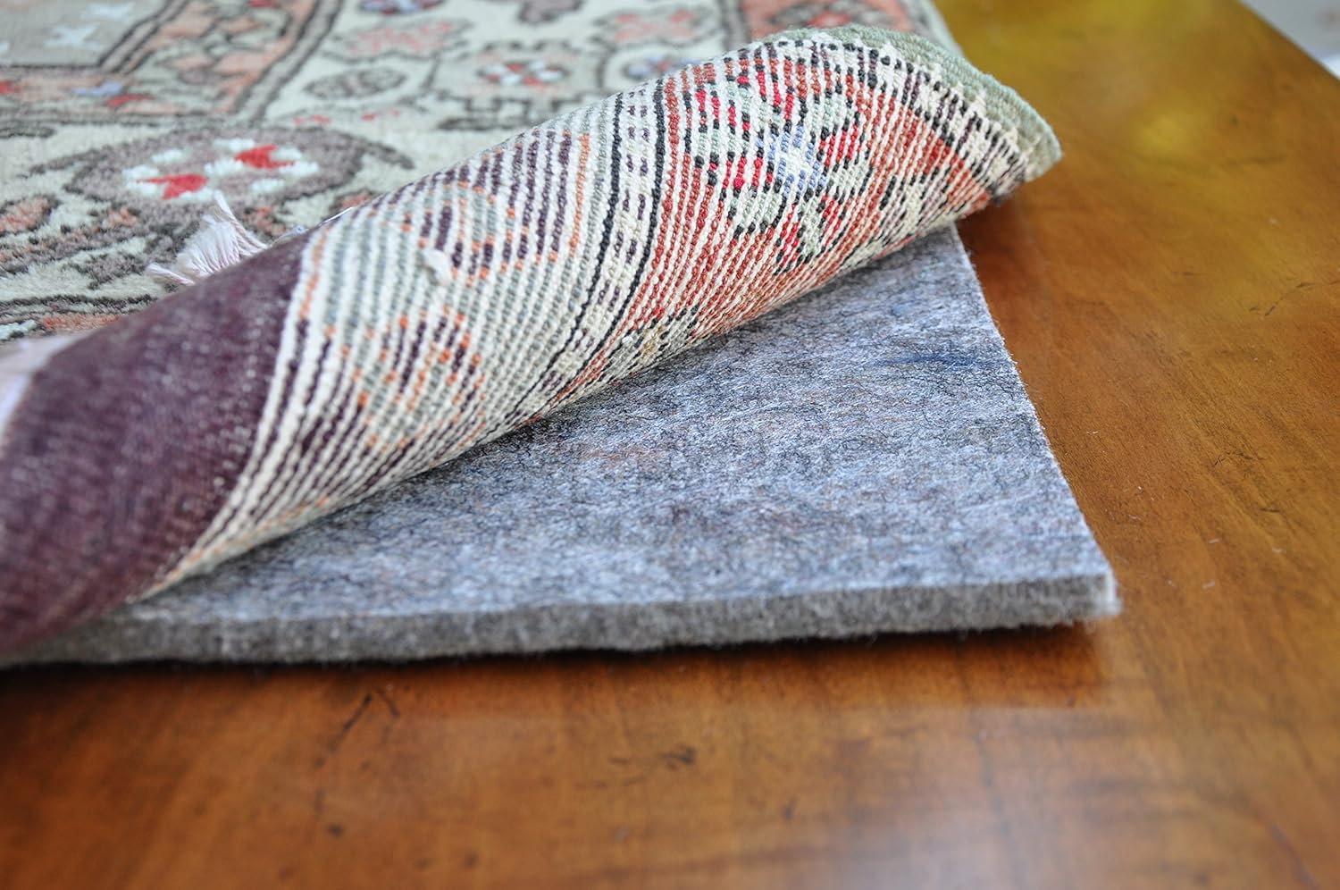 Rug Pad USA, 3/8" Thickness, 7'x11', Eco Plush Felt Rug