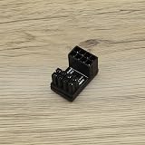 OTOTEC 3PCS ATX 8 Pin Male to Female 180 Degree Angle Adapter GPU Power view 6