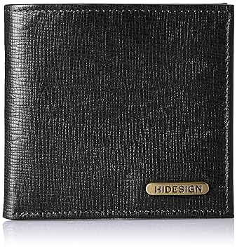 Hidesign Black Mens Wallet (017Sc (Rf))
