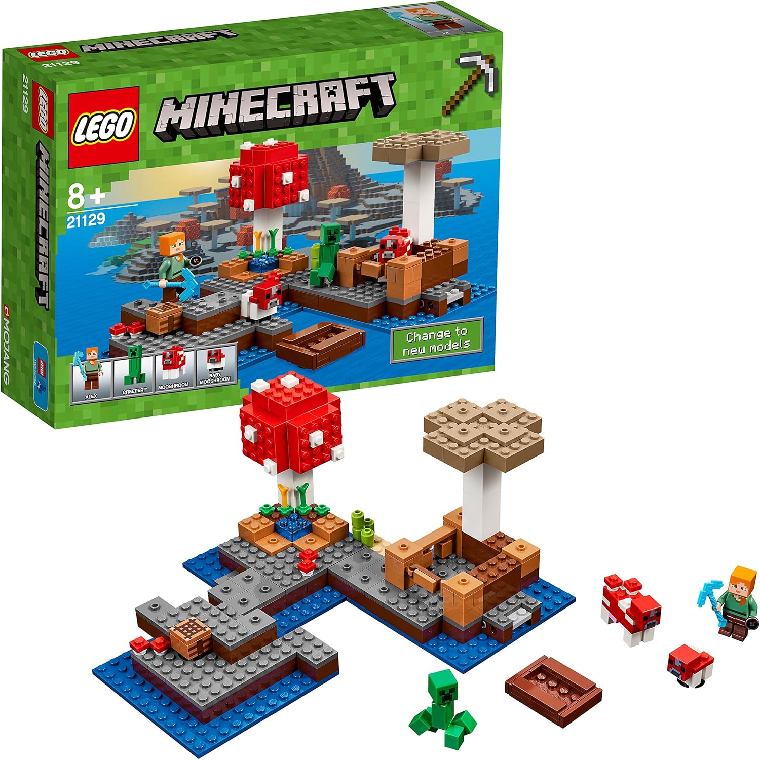 Amazon レゴ Lego マインクラフト きのこの島 ブロック おもちゃ