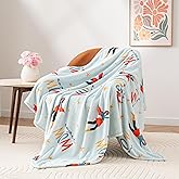 Berkshire Velvetloft® Plush Throw Blanket – Ultra Soft & Cozy Gift for Mom, Women & Loved Ones, Perfect for Mother’s Day, Valentine’s, Birthday, and Everyday Use, Super Mom Ice, 50'' × 60''