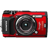 Olympus TG-5 Waterproof Camera with 3-Inch LCD, Red (V104190RU000)